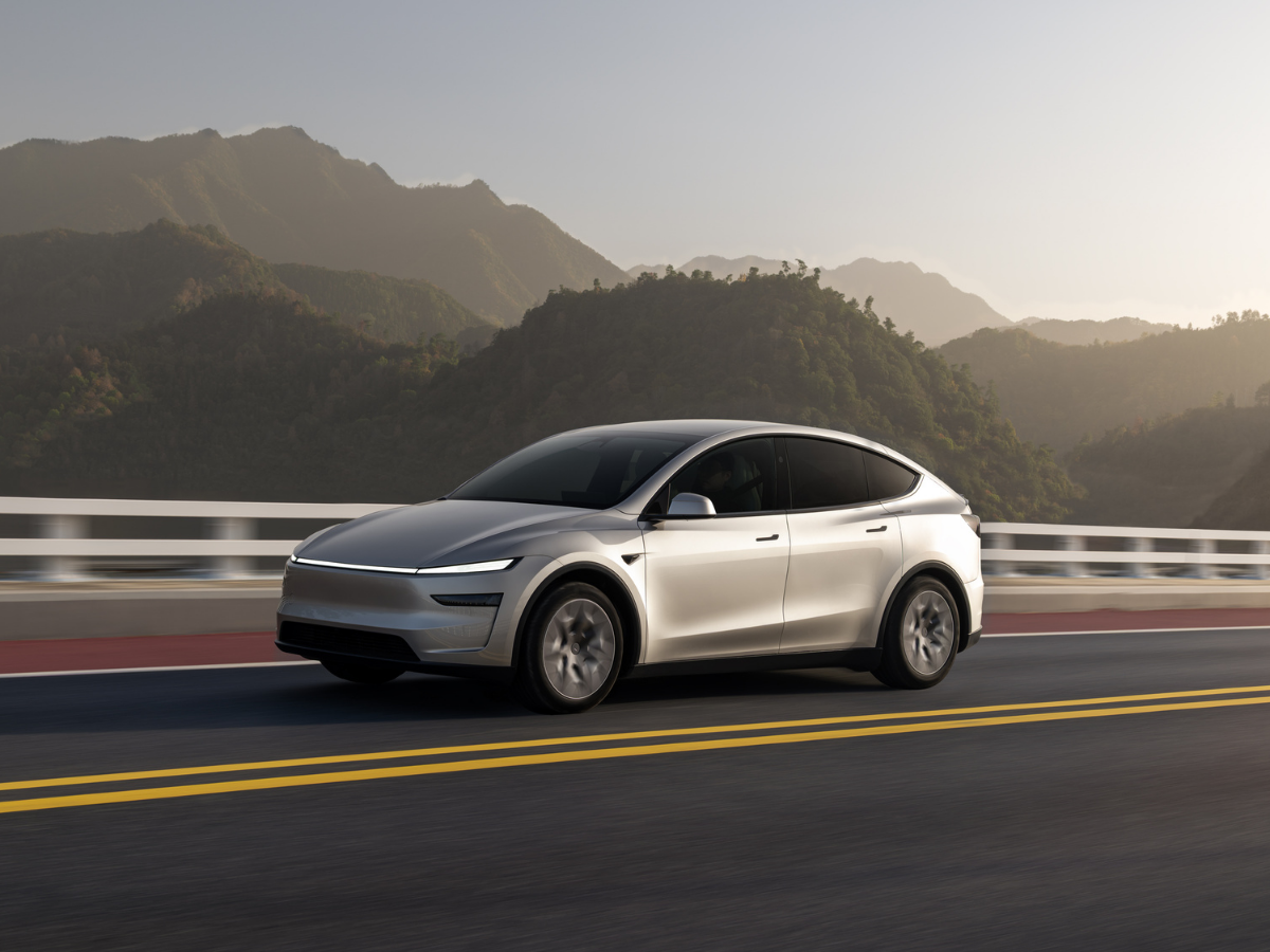 Tesla Model Y L in motion