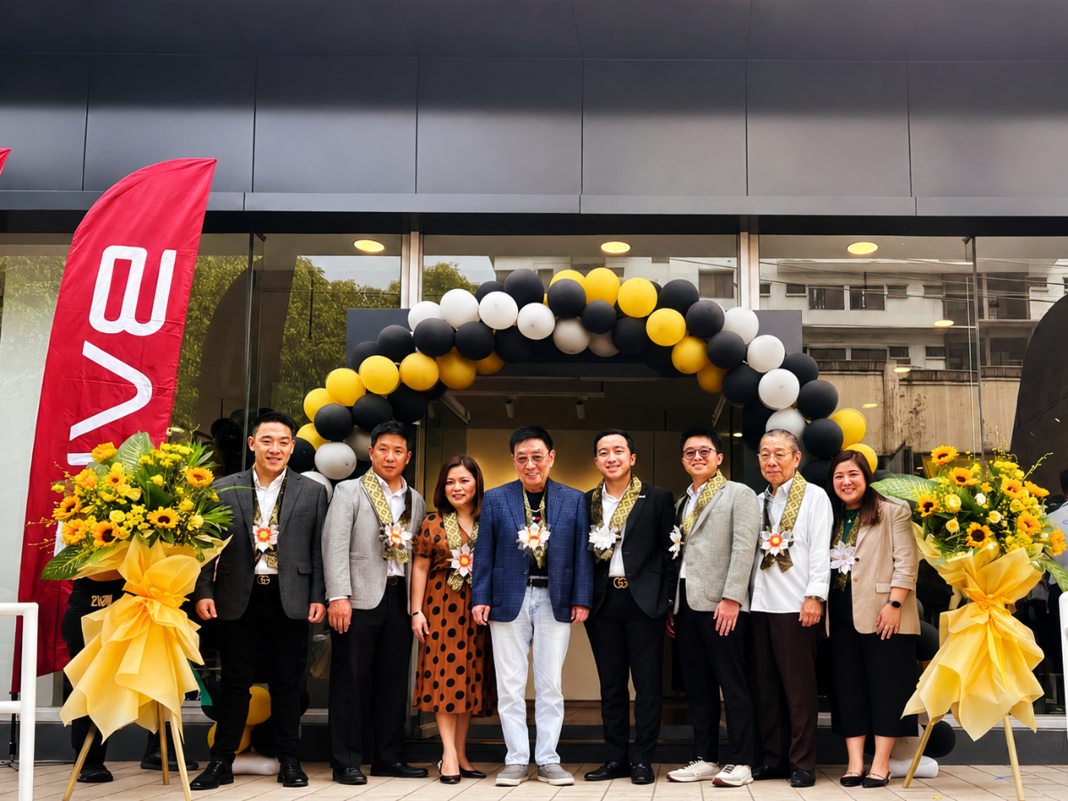 From left: Mr. Frederick Teng (Wheels VP for Sales and Marketing), Mr. Albern Teng (Wheels SAVP for Sales & Marketing), Mrs. Bernadette Goh-Sy (Wheels SAVP for Sales & Marketing), Mr. Gordon Teng, (Wheels Chairman), Mr. Timothy Sytin (BAIC Brand Head), Mr. Josh Sytin (UAAGI Executive Director) , Mr Antionio Teng (Wheels Sr. Vice President & Treasurer), Ms. Cherry May De Los Santos (BAIC Marketing Director)