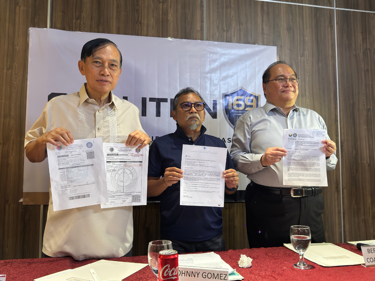 Coalition 169. From left: Rene Santiago, Johnny Gomez, Bernard Yu.