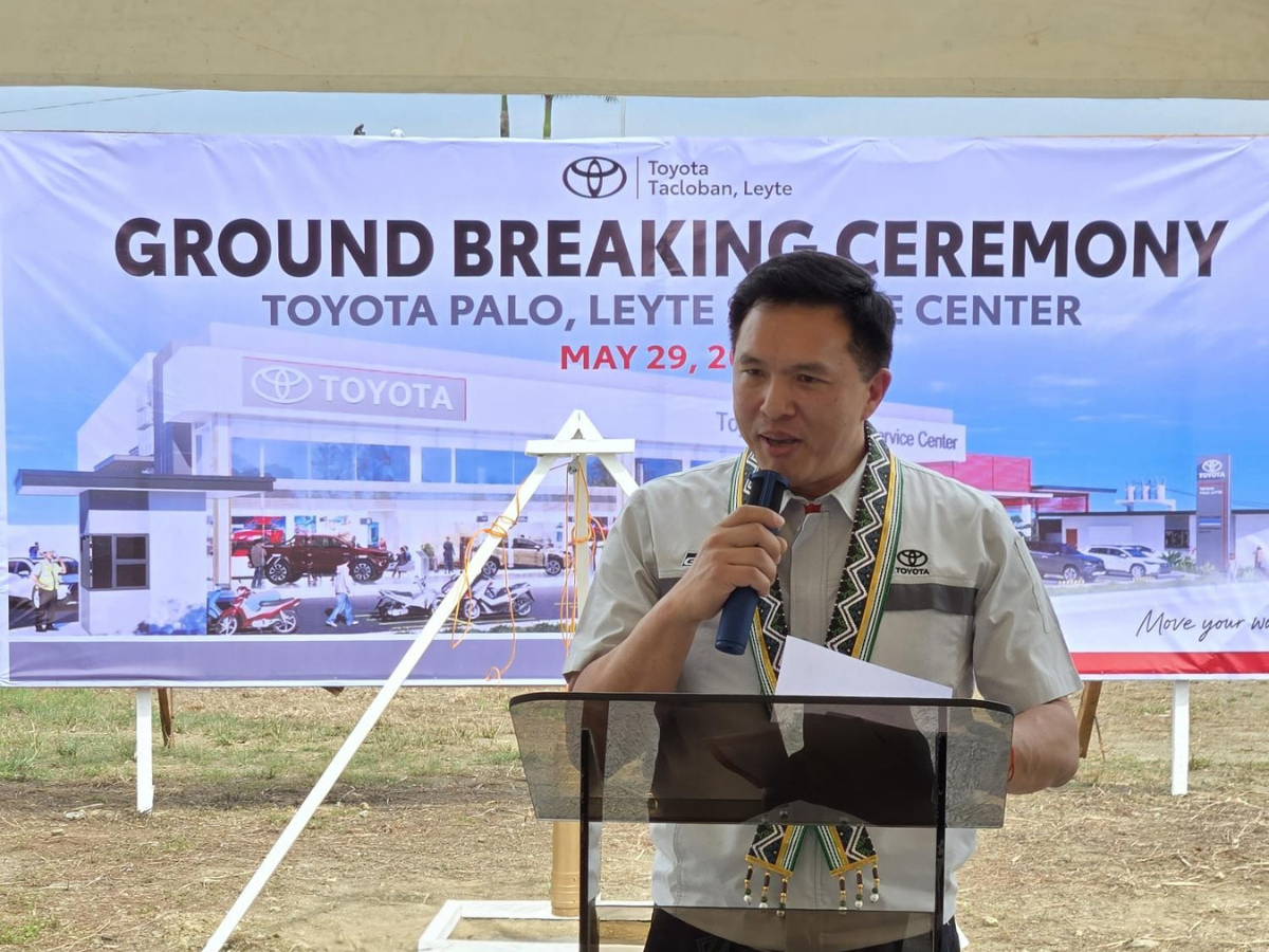 TMP Senior Vice President of Marketing Sherwin Chua-Lim, delivers his speech.