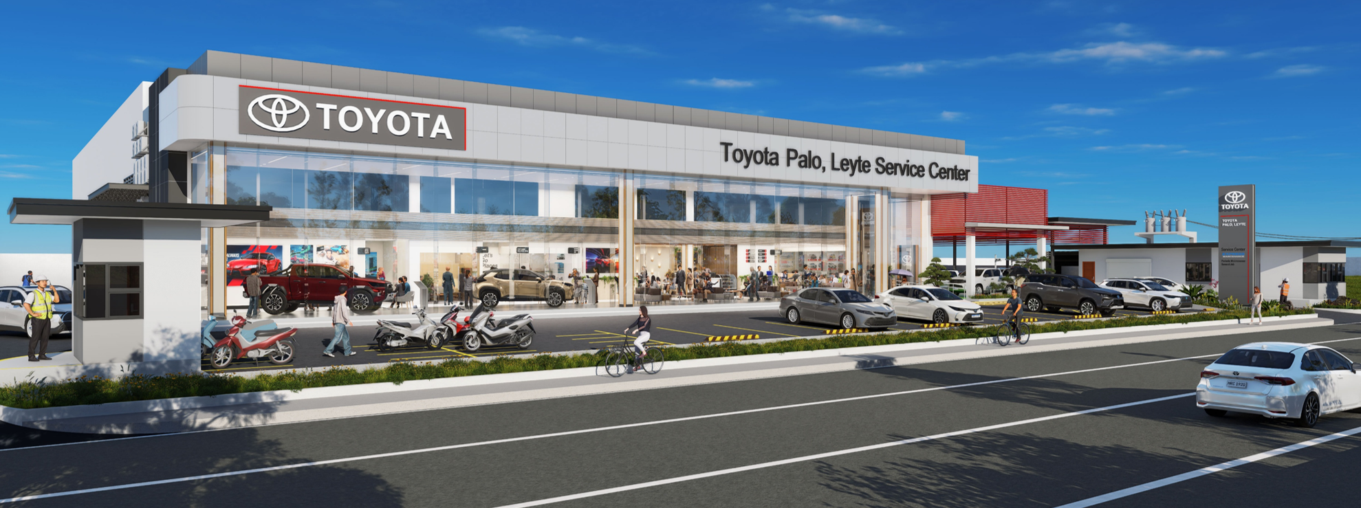 Toyota Palo Leyte Service Center artist rendering