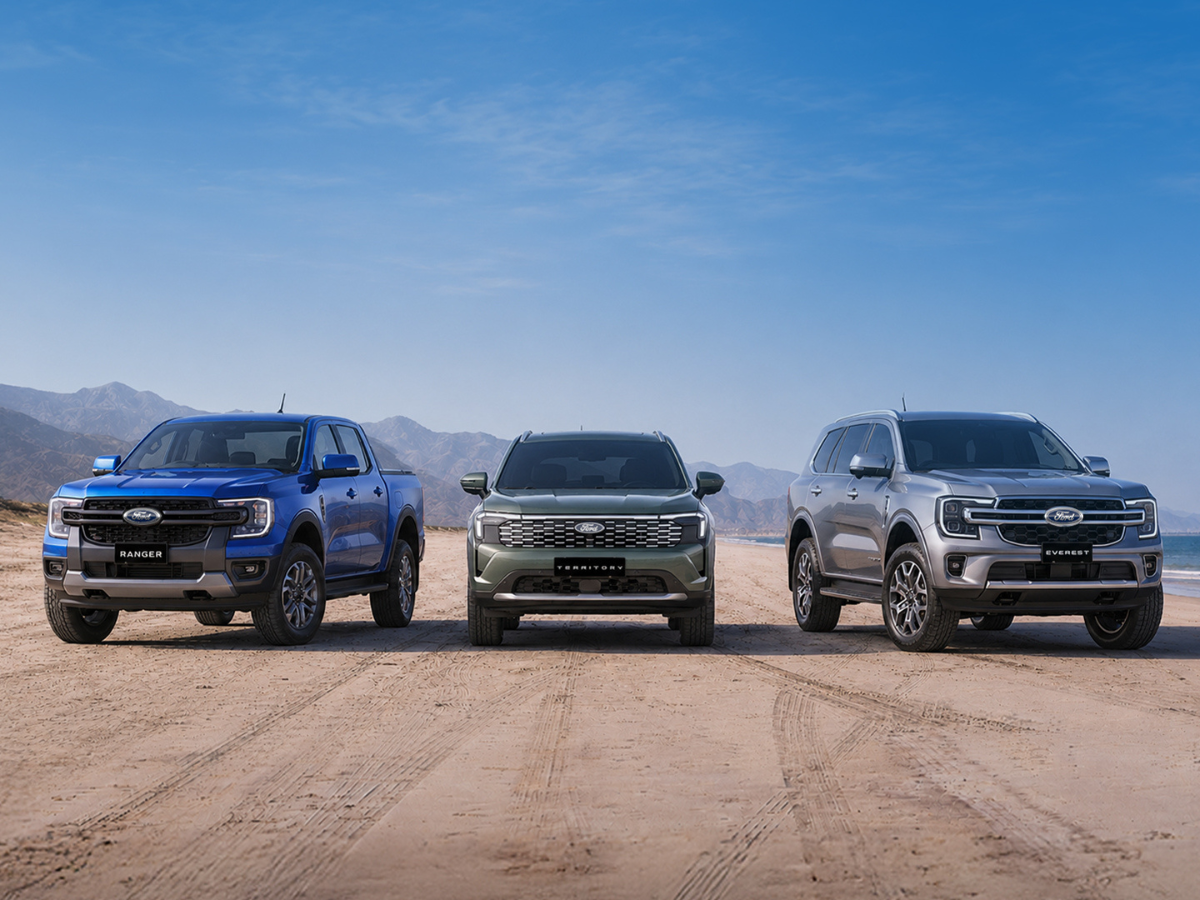 Ford Ranger, Territory, and Everest