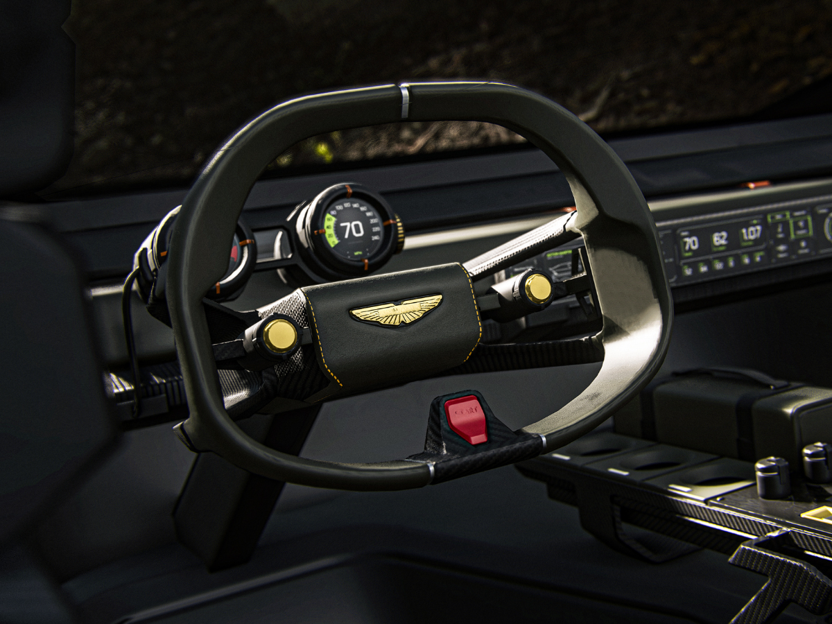 Aston Martin Dreadnought steering wheel
