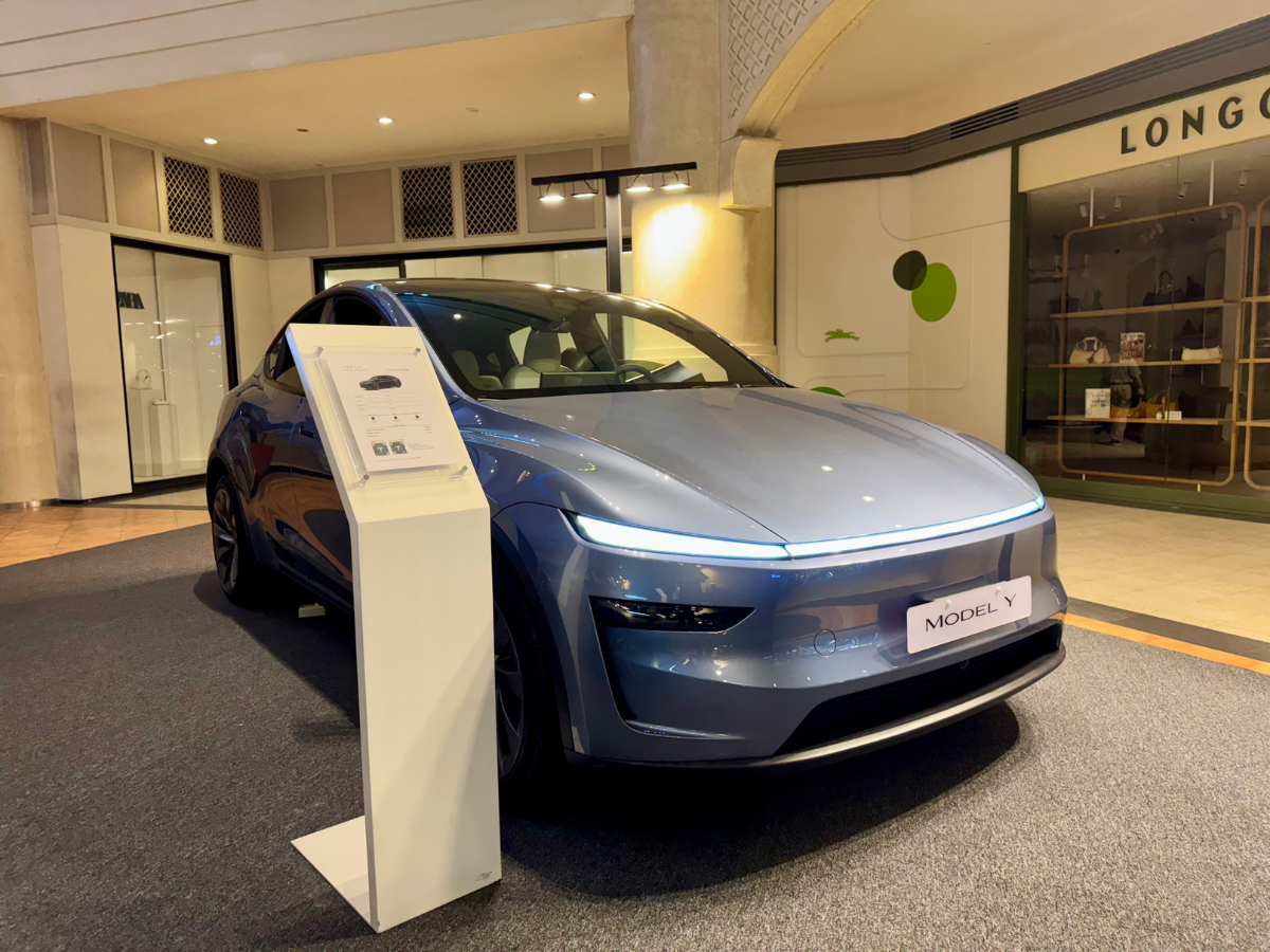 Tesla PH showcases at Power Plant Mall