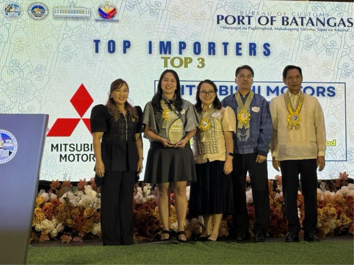 Mitsubishi PH named among Top Importers in H1 2026
