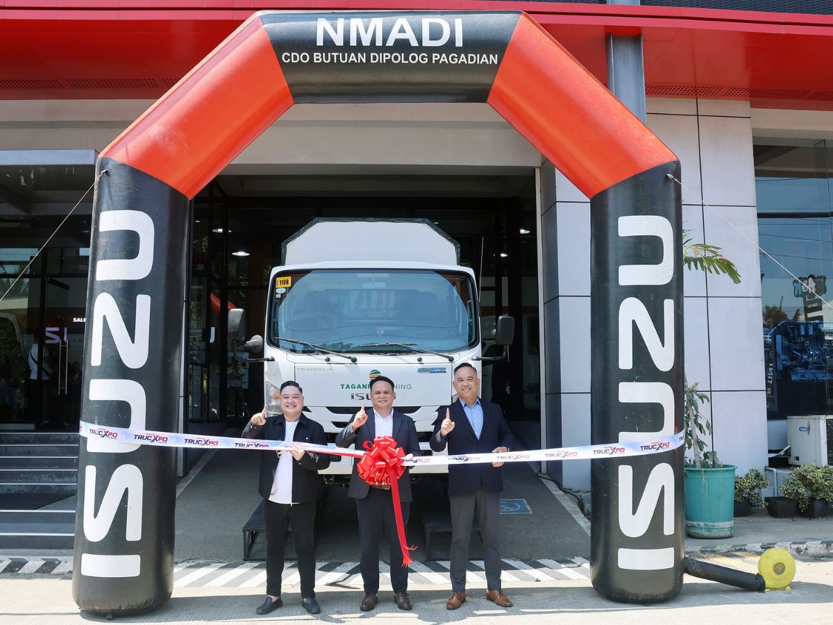 From left: NMADI Sales Manager Chersam Val Tan, NMADI General Manager Nyle Balasabas, IPC Division Head for Sales Robert Carlos