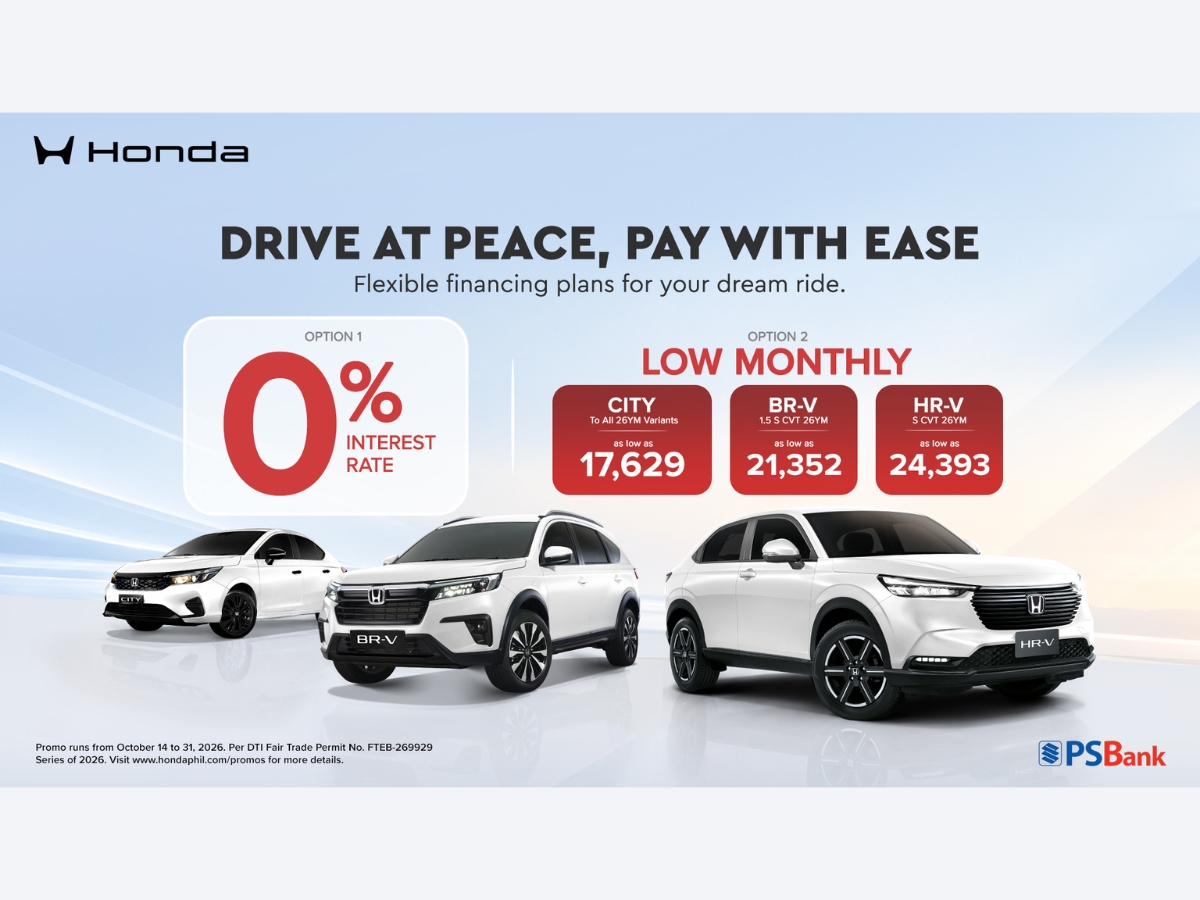 Honda Cars PH October 2026 Promos
