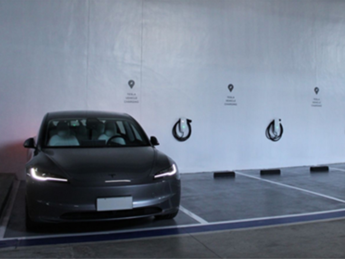 Tesla Destination Charger at SM City Clark